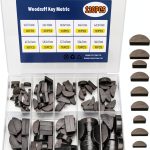 Ofiswadi Woodruff Keys Set Grey High Carbon Steel-0