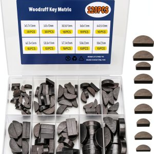 Ofiswadi Woodruff Keys Set Grey High Carbon Steel-0