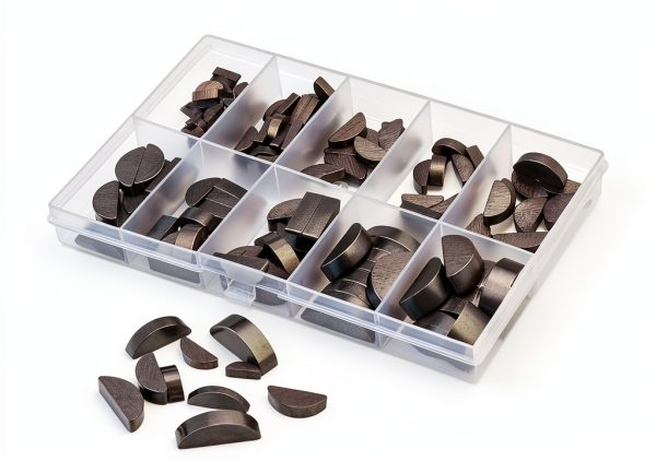 Ofiswadi Woodruff Keys Set Grey High Carbon Steel-5