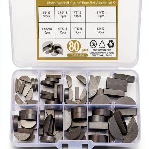 bayidun Woodruff Key Assortment Kit Automotive Replacement-0
