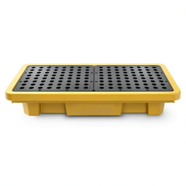 Spill Containment Pallet ReyetRentu 2-Piece HDPE 26x14x4.7in 2000lb-1