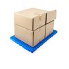 Plastic Pallet LXSEHN HDPE Floor Pallet Blue 23.6x15.7x2in-2