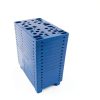 Plastic Pallet RHFUGBOJ 6-Piece Blue 19.6x11.8x3.9 in-4
