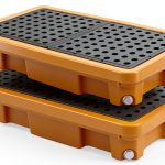 Spill Containment Pallet ReyetRentu 2-Piece HDPE 26x14x4.7in 2000lb-0