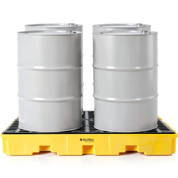 Low Profile Spill Containment Global Industrial 4 Drum 65 Gallon-6