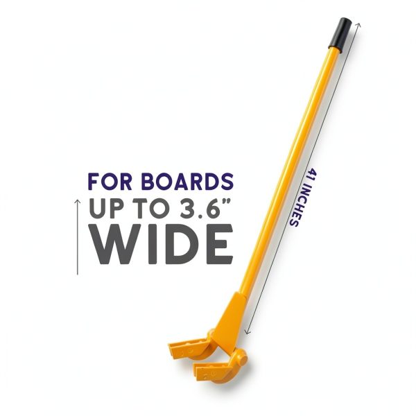 Pallet Buster Tool BISupply Yellow 41in Handle Deck Wrecker Pry Bar-1