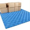Plastic Pallet LXSEHN 5‑Piece Green HDPE Grid Pad 23.6×15.7×2 in-3