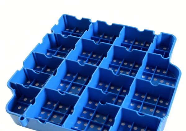 Plastic Pallet LXSEHN HDPE Floor Pallet Blue 23.6x15.7x2in-4