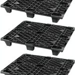 Heavy Duty Pallets 3 Pack 48" x 40" x 5" Recycled HDPE Elite-0