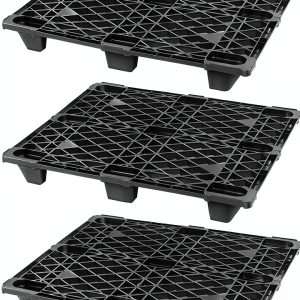 Heavy Duty Pallets 3 Pack 48" x 40" x 5" Recycled HDPE Elite-0
