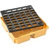 Global Industrial Low Profile Spill Containment Modular Platform, 1 Drum Capacity, 15 Gallon Liquid Capacity, 2000 Lbs Weight Capacity, 26"W x 26"D x 6-1/2"H, Yellow-2