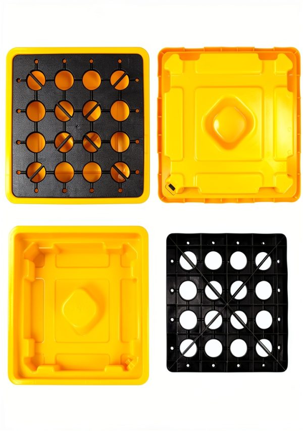 Drum Modular Platform QWORK Spill Pallet 2000lb Capacity-1