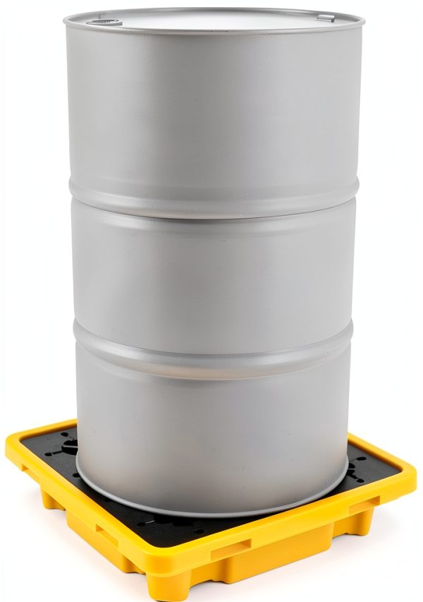 Drum Modular Platform QWORK Spill Pallet 2000lb Capacity-6