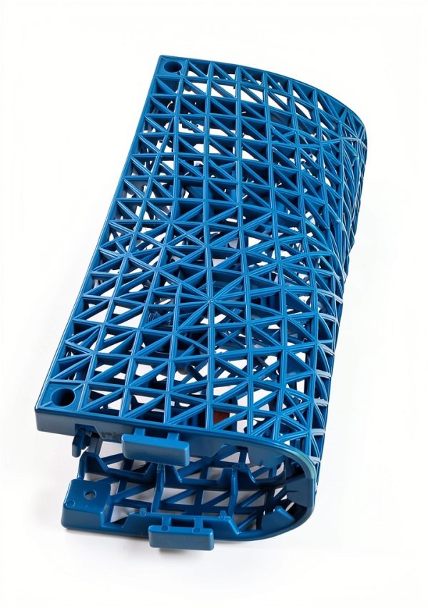 Lightweight Nestable Plastic Pallets BOUTICOL 12 Piece Blue TPE Mat-3
