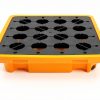 Drum Modular Platform QWORK Spill Pallet 2000lb Capacity-5