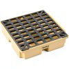 Global Industrial Low Profile Spill Containment Modular Platform, 1 Drum Capacity, 15 Gallon Liquid Capacity, 2000 Lbs Weight Capacity, 26"W x 26"D x 6-1/2"H, Yellow-0