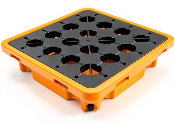 Drum Modular Platform QWORK Spill Pallet 2000lb Capacity-0