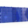 Round Hole Plastic Pallets 2 pcs 23.6x11.8x1.18in HDPE Blue by JIAHOHI-2