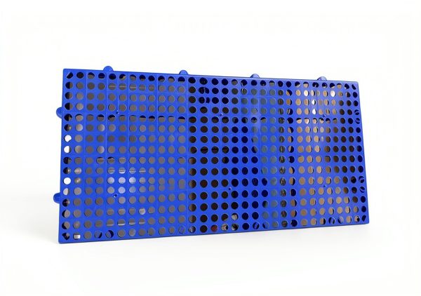 Round Hole Plastic Pallets 2 pcs 23.6x11.8x1.18in HDPE Blue by JIAHOHI-2