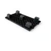 Plastic Pallet Jeracino 2-Pack – HDPE Waterproof Interlocking Black-2