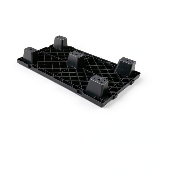 Plastic Pallet Jeracino 2-Pack – HDPE Waterproof Interlocking Black-2